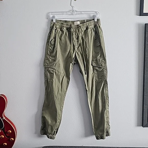 Sanctuary Standard Surplus Jogger Cotton Pants Army Green Size Small - Picture 1 of 6